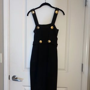 Versace X H&M Black Silk Dress